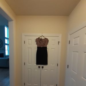 Black and tan dress